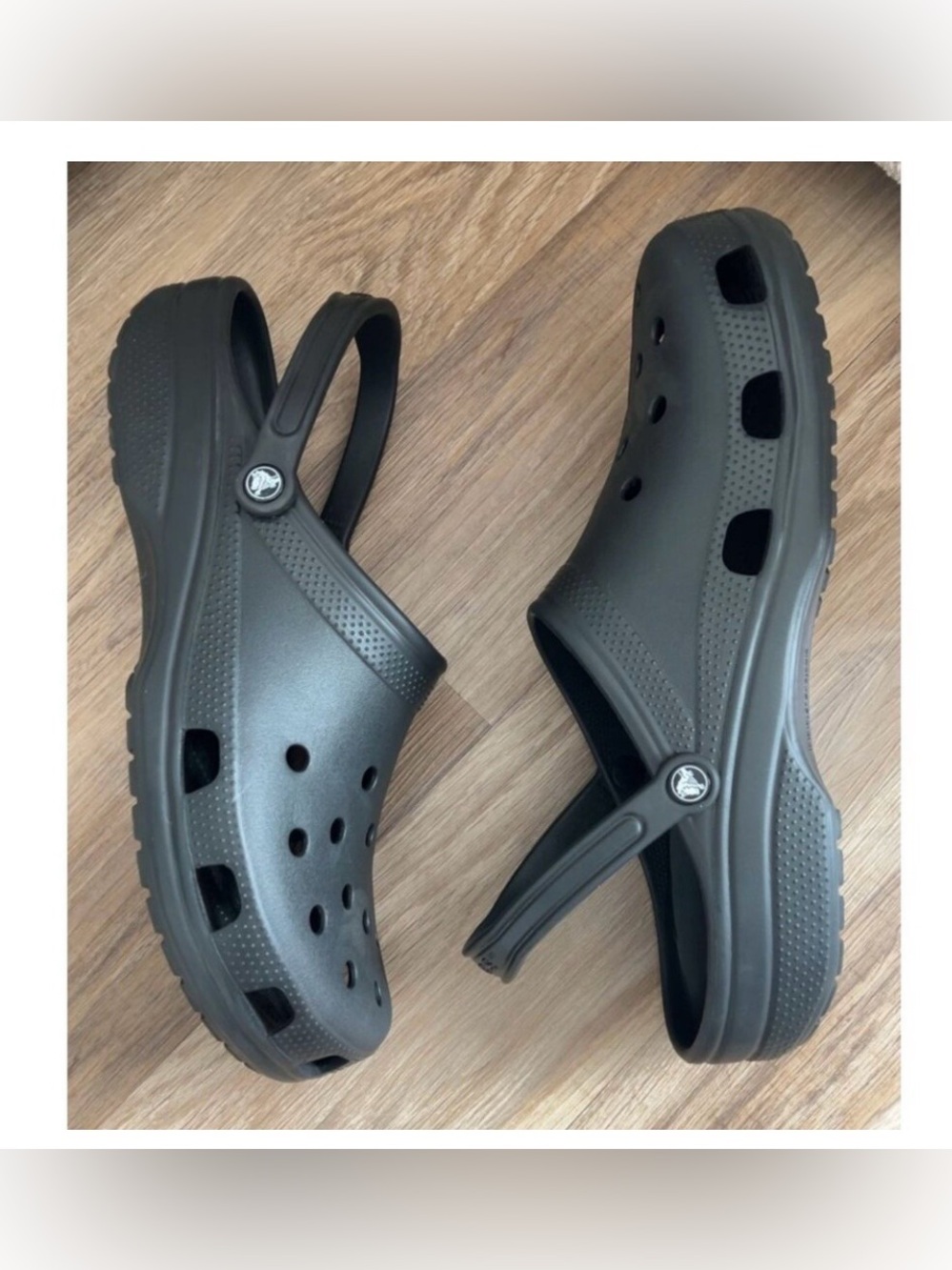 Men's Classic Crocs Black sandals  Size 17